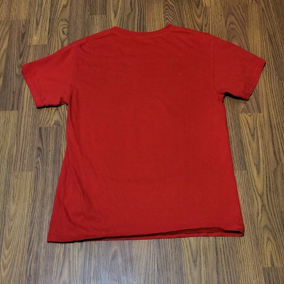 Men’s Suicide Squad Red Graphic Tee Size M DC Comics Movie Shirt B70 - Picture 4 of 4